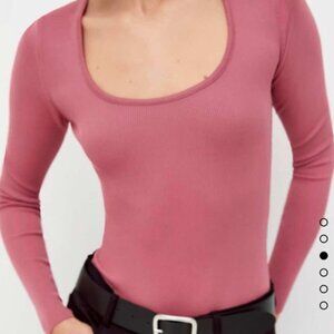 ZARA  Pink Dusty Bodysuit